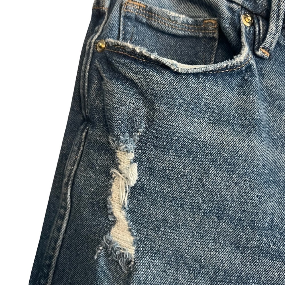 GOOD AMERICAN Distressed Jeans in Medium Wash Size 8/29 - Picture 8 of 16